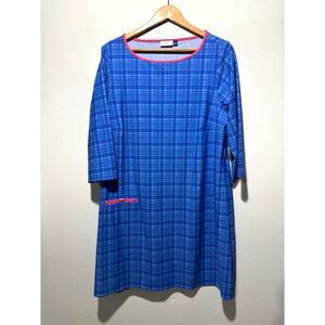 Cabana Life Talbots dress spring summer vacation resort stretch comfy women 1X